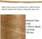 The Beadsmith Artificial Sinew Waxed Thread – Flat Polyester Craft String
